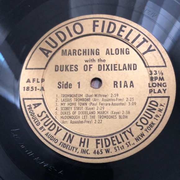 Dukes Of Dixieland Marching Along With... Vol. 3 Vinyl Lp '57 - Picture 2 of 9